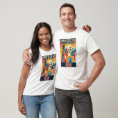 カスタムネーム サマー2026 サッカー ファン レトロ Tシャツ (ユニセックス)