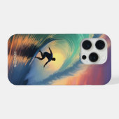 カスタムネーム サーフィン iPhoneケース (裏面横)