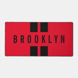 カスタムネーム ダブルストライプ レース ファン レース クラシック デスクマット