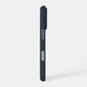 カスタムネーム チャコールブルー iPhoneケース iPhone 16 Proケース (右側面)
