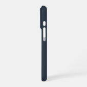 カスタムネーム チャコールブルー iPhoneケース iPhone 16 Proケース (左側面)
