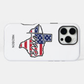 カスタムネーム テキサス iPhoneケース (裏面横)