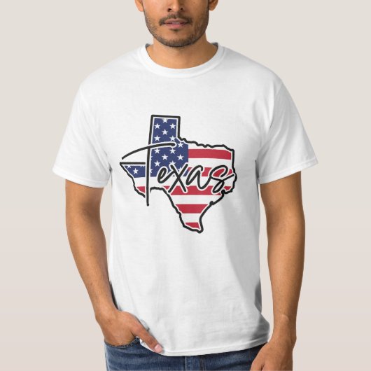 カスタムネーム テキサス Tシャツ (正面)