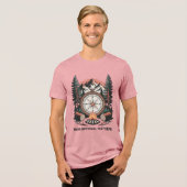 カスタムネーム＆テキストキャンプ トライブレンドＴシャツ (正面全面)