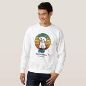 カスタムネーム＆テキスト編集可能なTシャツ - 名前入り・メッセージ入り スウェットシャツ (正面フル)