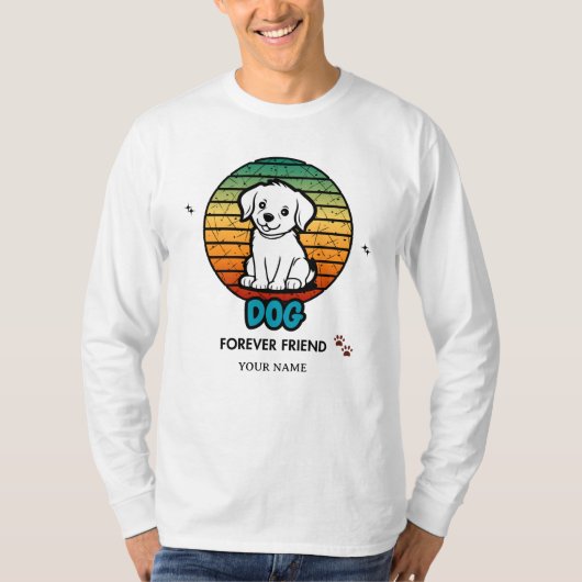カスタムネーム&テキスト編集可能Tシャツ – パーソナライズド Tシャツ (正面)