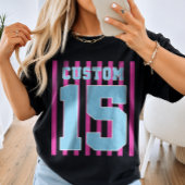 カスタムネーム＆ナンバー スポーツ ジェルシーTシャツ Tシャツ
