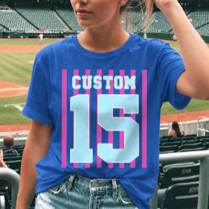 カスタムネーム＆ナンバー スポーツ ジェルシーTシャツ Tシャツ