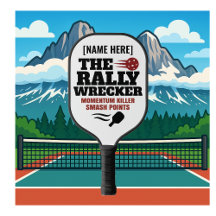 カスタムネーム ピックルボールパドル The Rally Wrecker