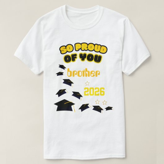 カスタムネーム ファミリー 卒業 Tシャツ – (デザイン正面)