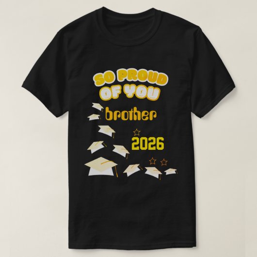 カスタムネーム ファミリー 卒業 Tシャツ – (デザイン正面)