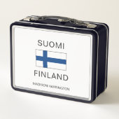 カスタムネーム フィンランド Suomi メタルランチボックス (裏面)