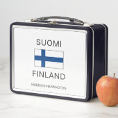 カスタムネーム フィンランド Suomi メタルランチボックス (インサイチュ)