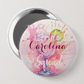 カスタムネーム ブライズスクワッド/ブライタルシャワー ピンク 缶バッジ (正面&裏面)
