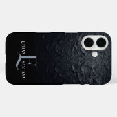 カスタムネーム ブラックグラデーション Case-Mate iPhoneケース (裏面 (横))