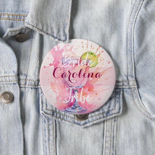 カスタムネーム ブラッシュピンク ハッチェロレットパーティー 缶バッジ (インサイチュ)