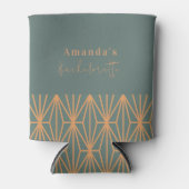 カスタムネーム ブルー オレンジ バチェロレッテ 缶クーラー (正面)