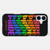 カスタムネーム プライド iPhoneケース (裏面横)