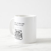 カスタムネーム ベストセラー作家ライターギフト コーヒーマグカップ (正面左)
