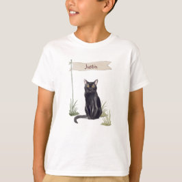 カスタムネーム ボンベイ 猫 ペット Tシャツ
