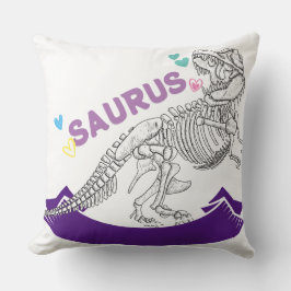 カスタムネーム ママサウルス マム トレックス ディノ ファニー Tシャツ クッション