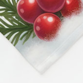 カスタムネーム > メッセージして - 雪だるまのブランケット フリースブランケット (角)