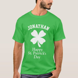 カスタムネーム ラッキーシャムロック セントパトリックデー Tシャツ