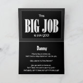 カスタムネーム リングベアラー ご招待 ユーモア D521 招待状 (内部)