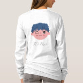 カスタムネーム ロング Tシャツ (裏面)