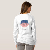 カスタムネーム ロング Tシャツ (裏面フル)
