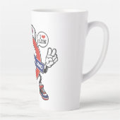 カスタムネーム ロンドン・コーリング カフェラテマグ (右)
