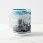 カスタムネーム ロンドン ツートーンマグカップ (正面左)