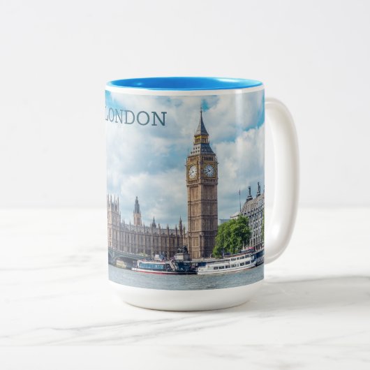カスタムネーム ロンドン ツートーンマグカップ (正面右)