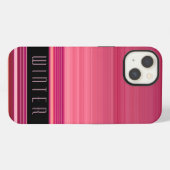カスタムネーム ローズゴールド iPhoneケース (裏面横)