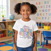カスタムネーム 幼稚園 一緒に学ぼう レトロ Tシャツ