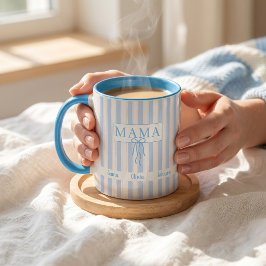 カスタムネーム 新米ママ・パパへのギフト コーヒー マグカップ