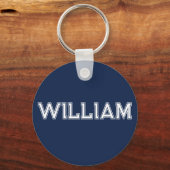 カスタムネーム 誕生日プレゼント クリスマス キーホルダー (正面)