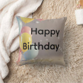 カスタムネーム 誕生日 クッション (ブランケット)