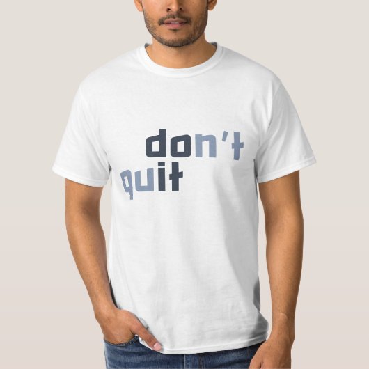 カスタムネーム "諦めないで" Tシャツ (正面)