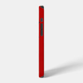 カスタムネーム 赤い悪意の笑み iPhoneケース (左側面)