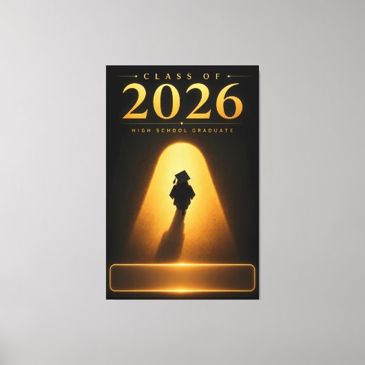 カスタムネーム 2026年卒業 キャンバス (正面)