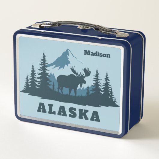 カスタムネーム ALASKA メタルランチボックス (裏面)