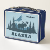 カスタムネーム ALASKA メタルランチボックス (正面)