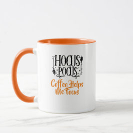 カスタムネーム『Hocus Pocus Coffee Helps me Focus』 マグカップ