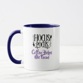 カスタムネーム『Hocus Pocus Coffee Helps me Focus』 マグカップ