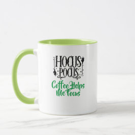 カスタムネーム『Hocus Pocus Coffee Helps me Focus』 マグカップ