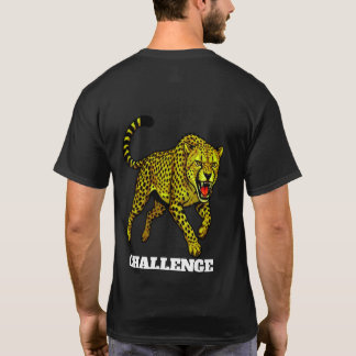 カスタムネームSAMA 気迫のチーター背面プリントTシャツ Tシャツ