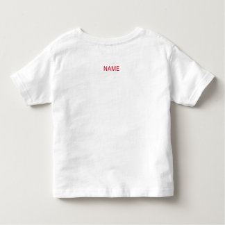 カスタムネームTシャツ 女の子 幼児 日本の鳥 トドラーTシャツ