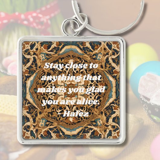 カスタムノウルーズペルシャ新年ギフトカータムアート キーホルダー