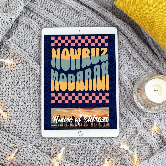 カスタムノウルーズモバラクペルシア新年家族 ポスター